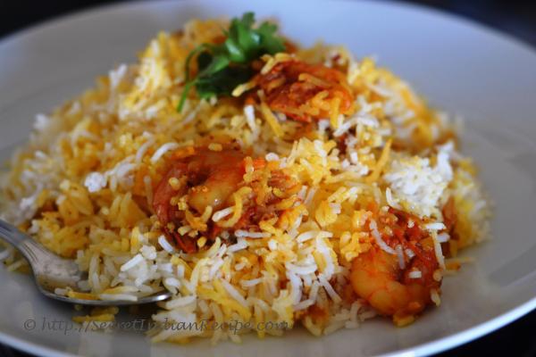 Prawn Biryani pondicherry